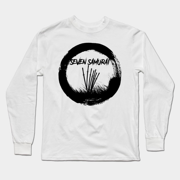 SEVEN SAMURAI Long Sleeve T-Shirt by The Podcast That Time Forgot